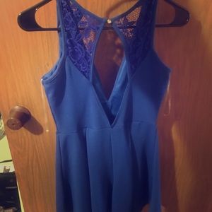 Blue Romper Dress